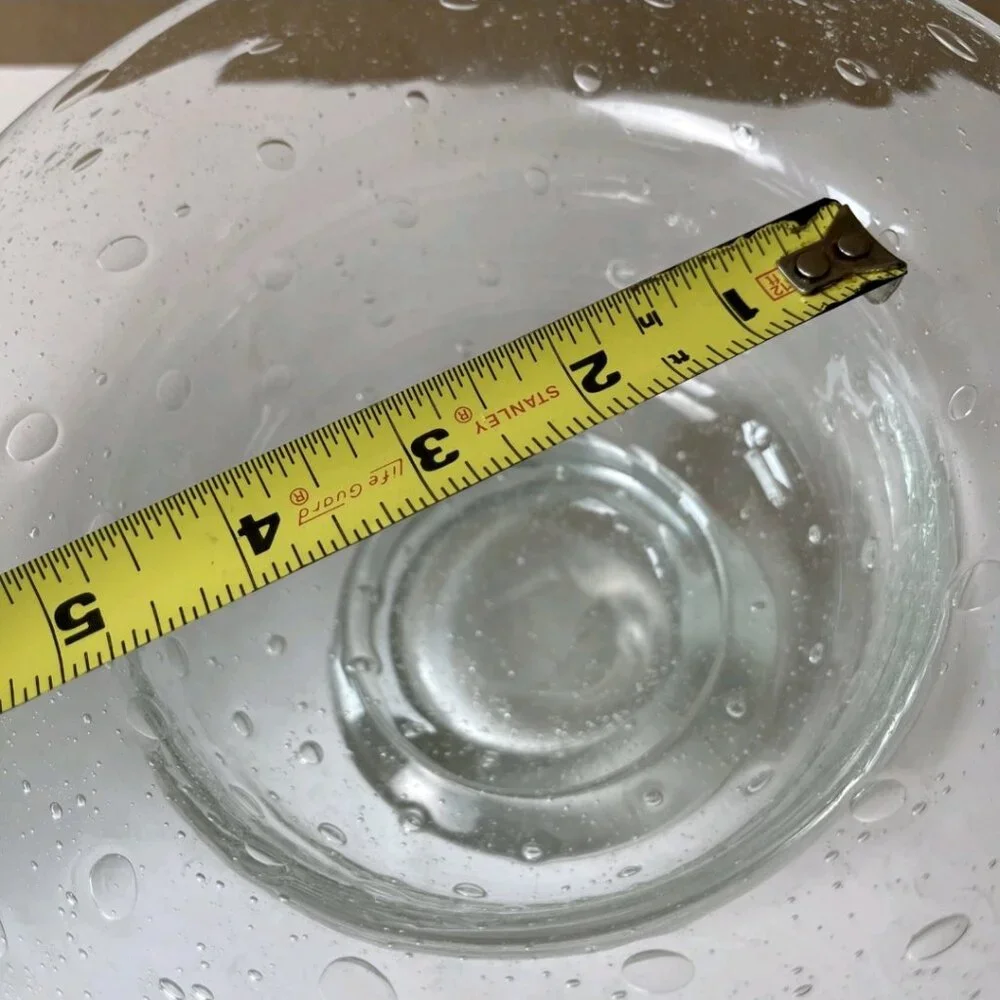Southern Living at Home Tiny Bubbles Bella Luna Glass Pedestal Bowl 8”